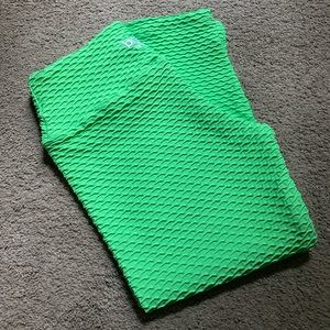 Cropped Booty By Brabants Croco Skin Cropped Legging